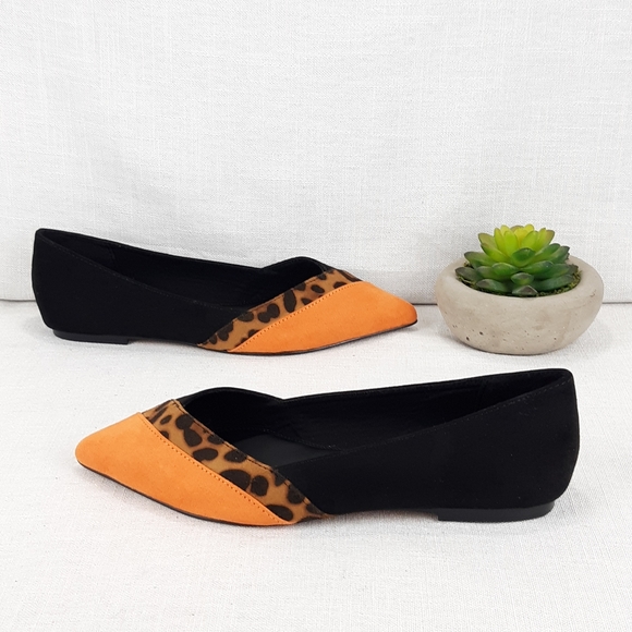 ASOS VIBRANT POINTED BALLET FLATS - Picture 9 of 16